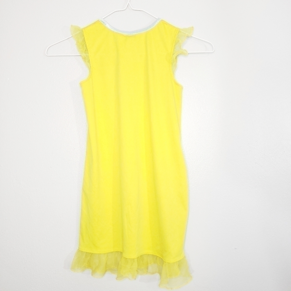 Disney Live Action Beauty and the Beast Belle Ruffle Pajama Nightgown Dress 6/6X - Picture 3 of 6